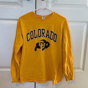Yellow University of Colorado Long Sleeve